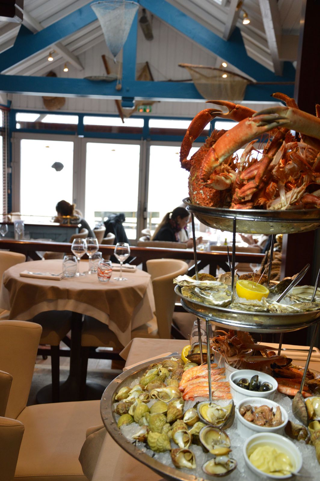 La Mère Champlain, carte des plateaux de fruits de mer